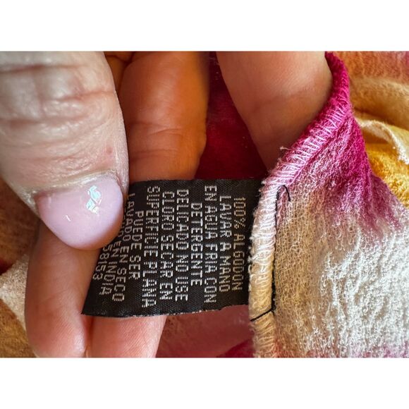 NWT Raga Asymmetrical Boho Beach Sleeveless Gauzy Tie Dyed - Picture 5 of 7